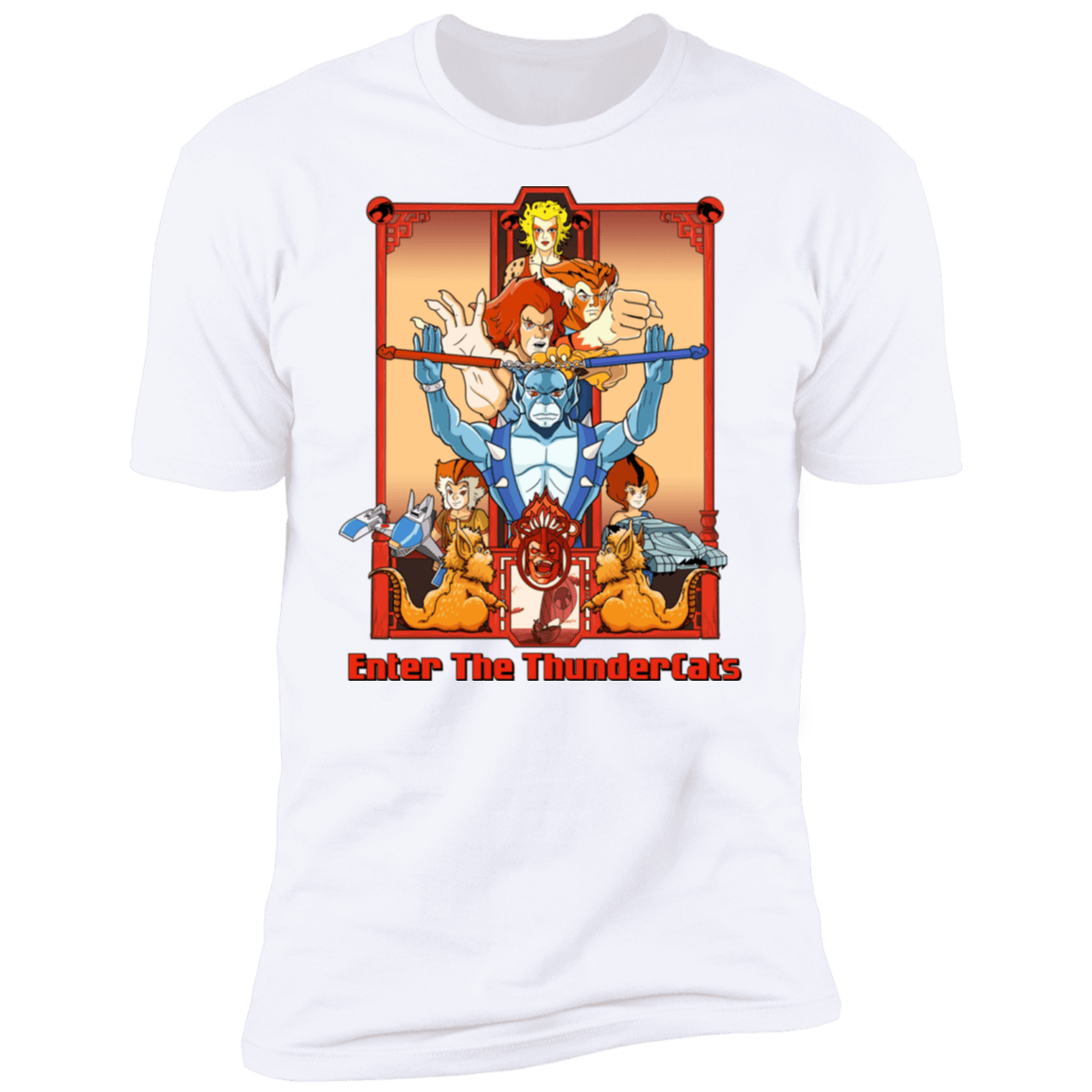 T-Shirts White / S Enter The Thundercats Men's Premium T-Shirt