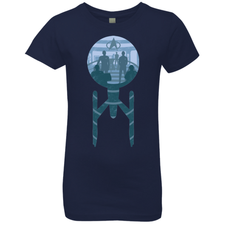 T-Shirts Midnight Navy / YXS Enterprise Crew Girls Premium T-Shirt