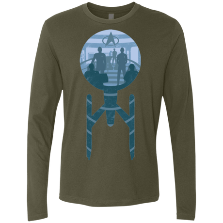 T-Shirts Military Green / Small Enterprise Crew Men's Premium Long Sleeve