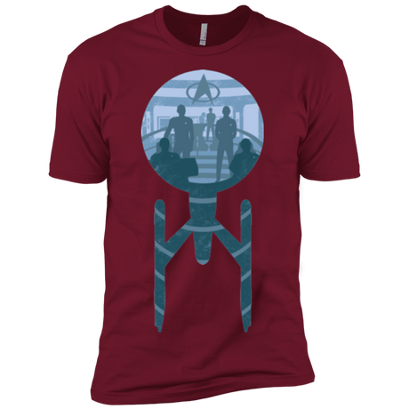 T-Shirts Cardinal / X-Small Enterprise Crew Men's Premium T-Shirt