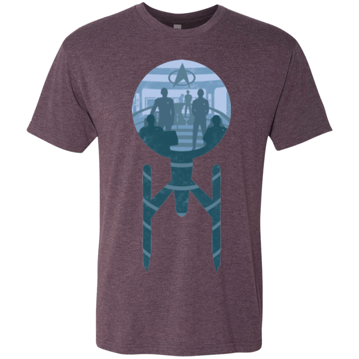 T-Shirts Vintage Purple / Small Enterprise Crew Men's Triblend T-Shirt