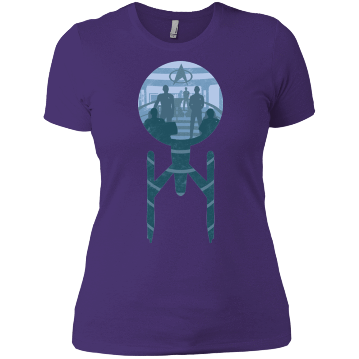 T-Shirts Purple / X-Small Enterprise Crew Women's Premium T-Shirt