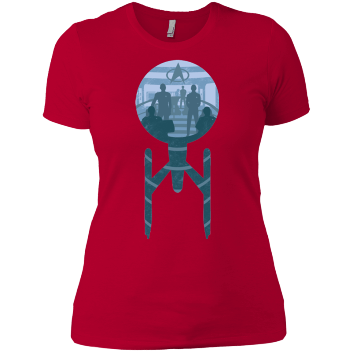 T-Shirts Red / X-Small Enterprise Crew Women's Premium T-Shirt