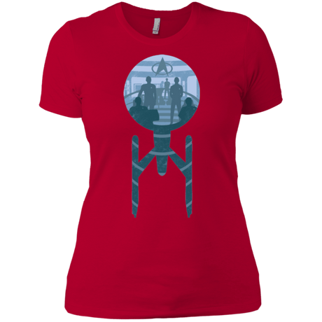 T-Shirts Red / X-Small Enterprise Crew Women's Premium T-Shirt