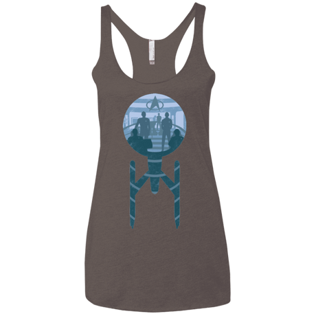 T-Shirts Macchiato / X-Small Enterprise Crew Women's Triblend Racerback Tank