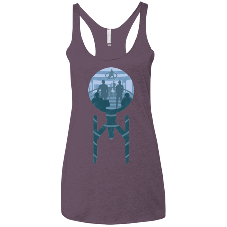 T-Shirts Vintage Purple / X-Small Enterprise Crew Women's Triblend Racerback Tank