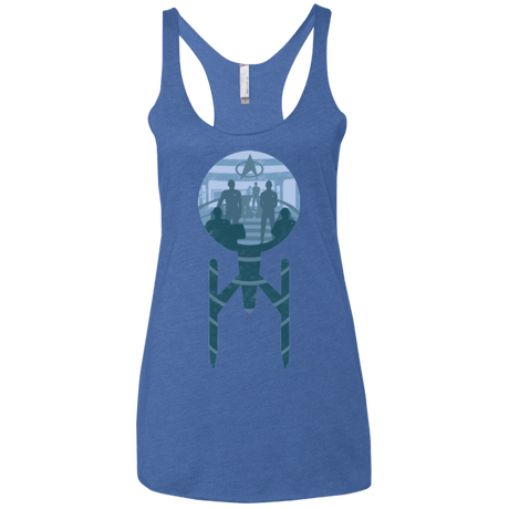 T-Shirts Vintage Royal / X-Small Enterprise Crew Women's Triblend Racerback Tank