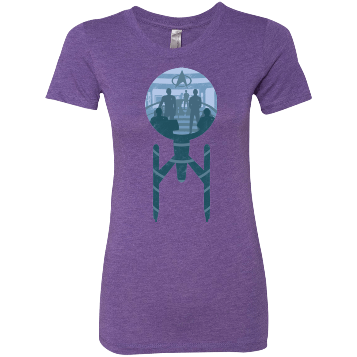 T-Shirts Purple Rush / Small Enterprise Crew Women's Triblend T-Shirt
