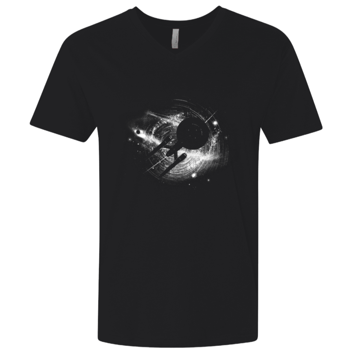T-Shirts Black / X-Small ENTERPRISE Men's Premium V-Neck