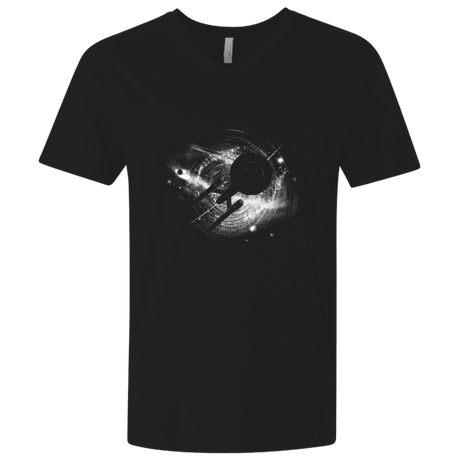 T-Shirts Black / X-Small ENTERPRISE Men's Premium V-Neck