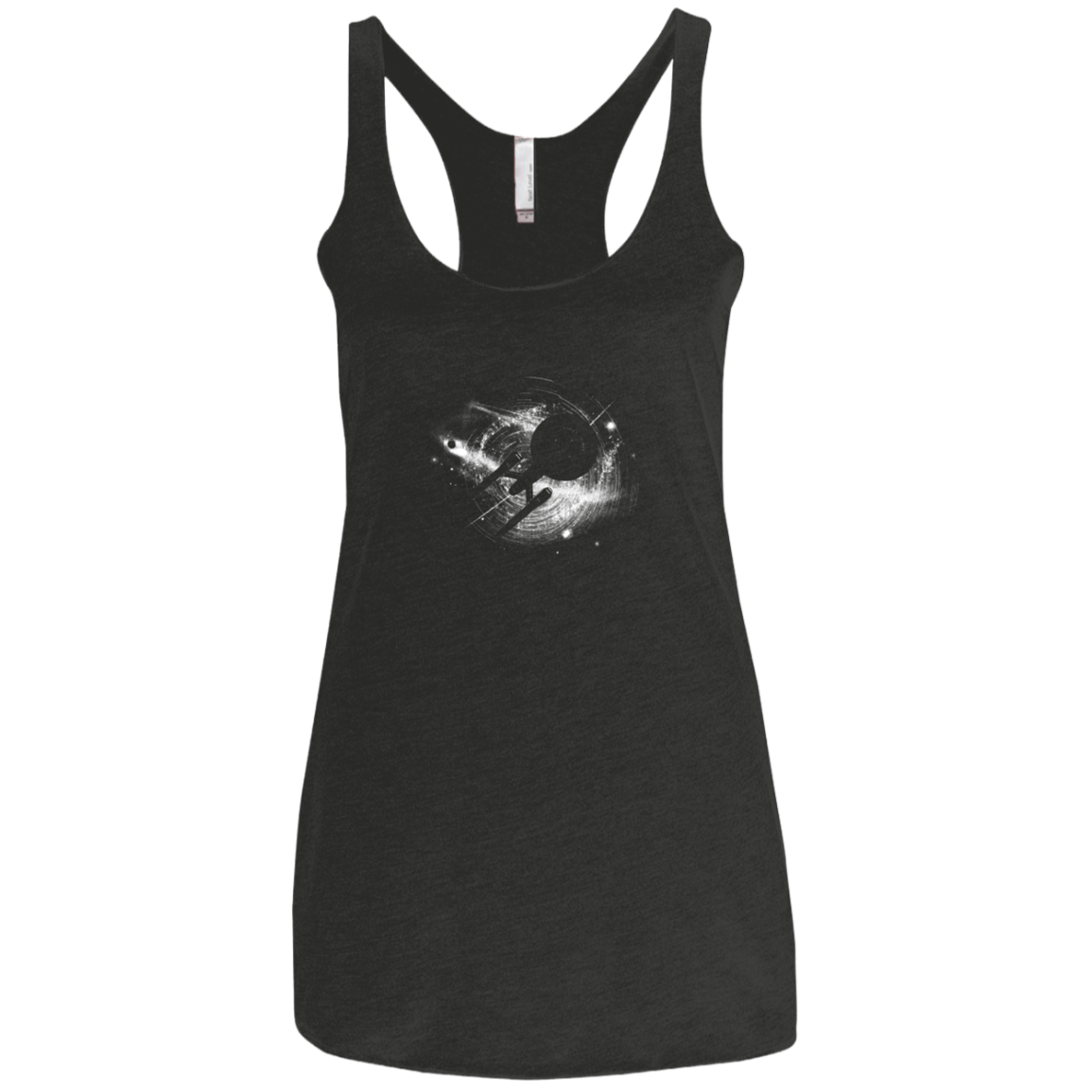 T-Shirts Vintage Black / X-Small ENTERPRISE Women's Triblend Racerback Tank