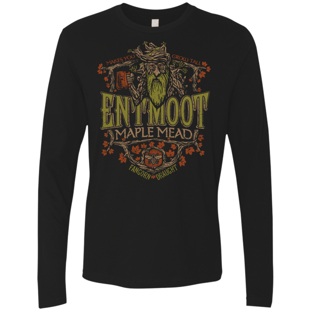 T-Shirts Black / S Entmoot Maple Mead Men's Premium Long Sleeve