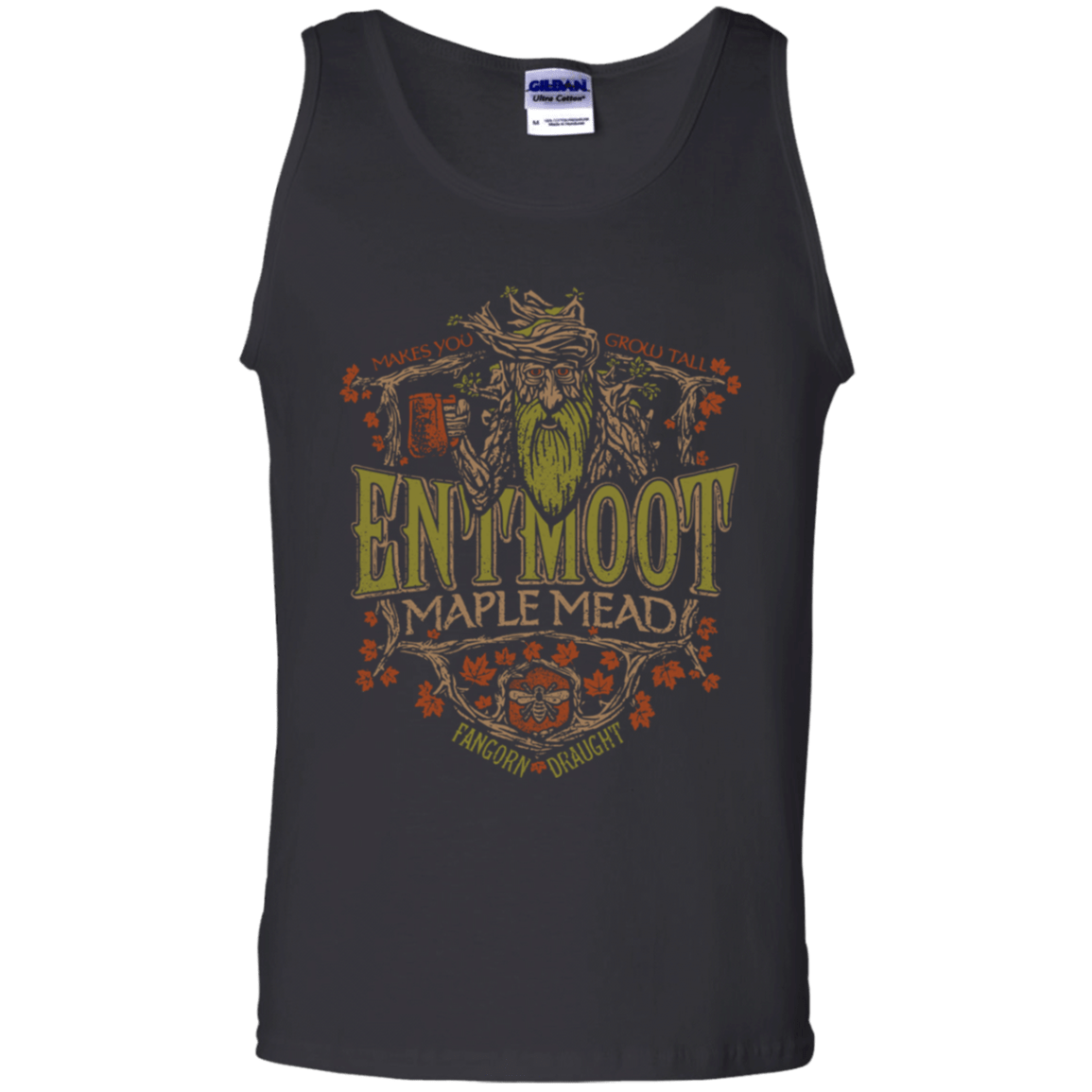 T-Shirts Black / S Entmoot Maple Mead Men's Tank Top