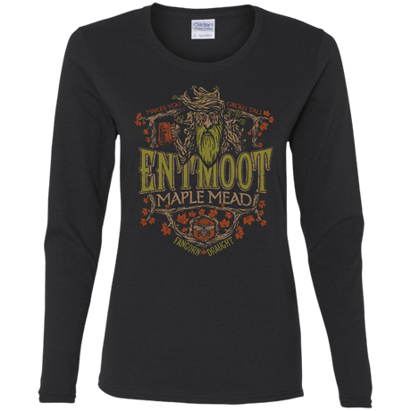 T-Shirts Black / S Entmoot Maple Mead Women's Long Sleeve T-Shirt