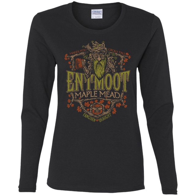 T-Shirts Black / S Entmoot Maple Mead Women's Long Sleeve T-Shirt