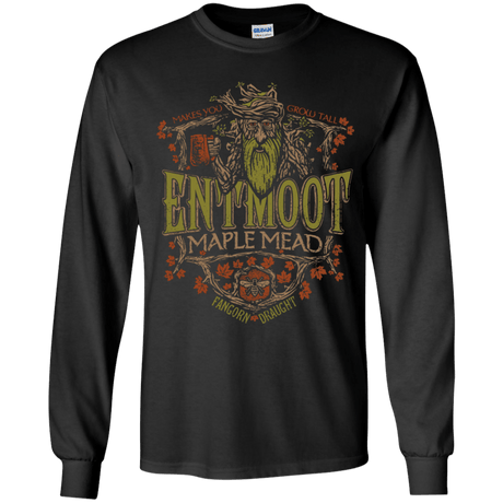 T-Shirts Black / YS Entmoot Maple Mead Youth Long Sleeve T-Shirt