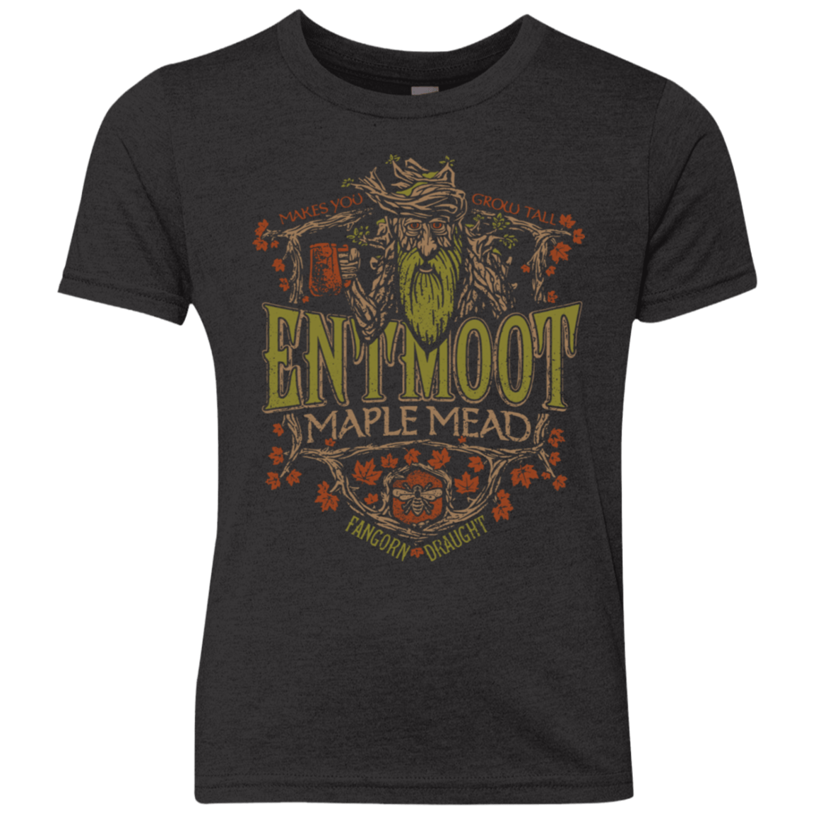 T-Shirts Vintage Black / YXS Entmoot Maple Mead Youth Triblend T-Shirt