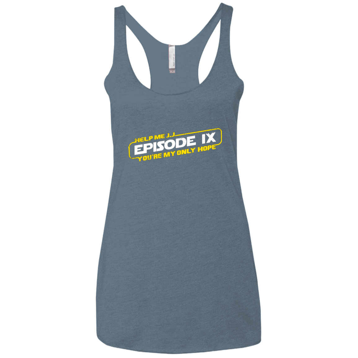 T-Shirts Indigo / X-Small Episode IX Women's Triblend Racerback Tank