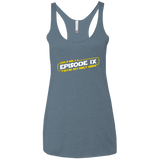 T-Shirts Indigo / X-Small Episode IX Women's Triblend Racerback Tank