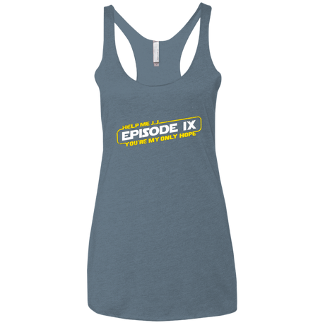 T-Shirts Indigo / X-Small Episode IX Women's Triblend Racerback Tank
