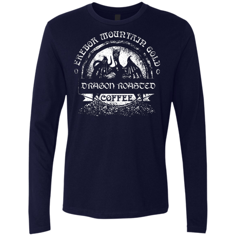 T-Shirts Midnight Navy / Small Erebor Coffee Men's Premium Long Sleeve