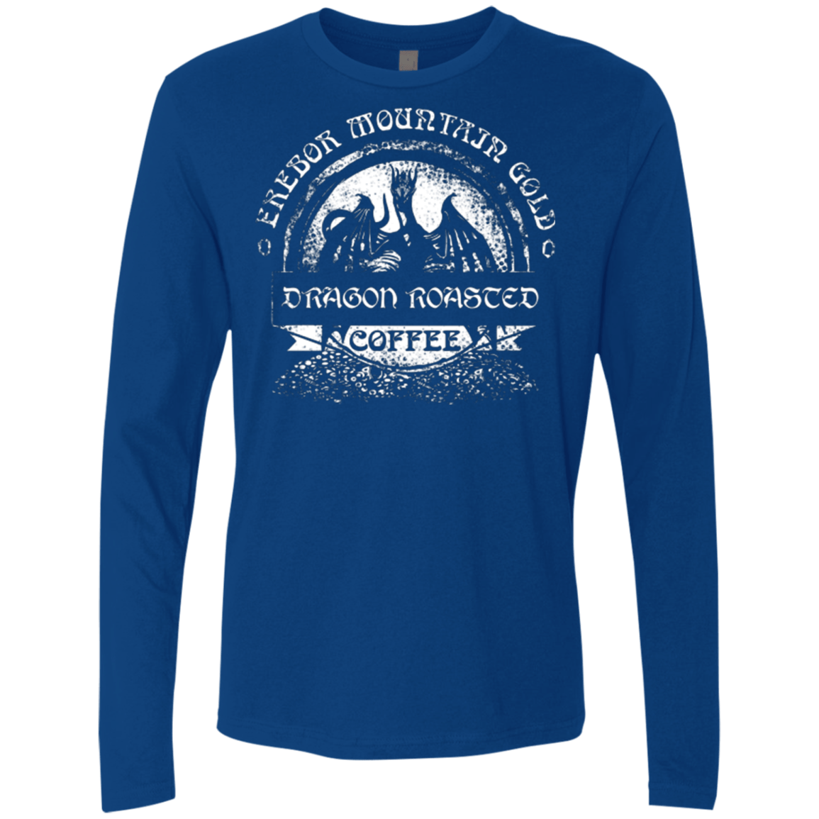 T-Shirts Royal / Small Erebor Coffee Men's Premium Long Sleeve