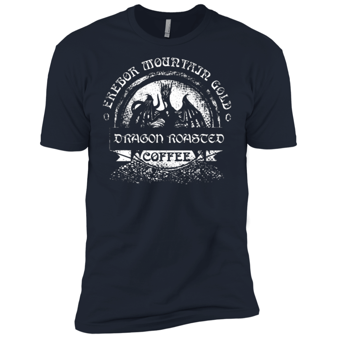 T-Shirts Midnight Navy / X-Small Erebor Coffee Men's Premium T-Shirt