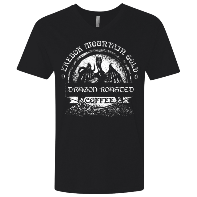 T-Shirts Black / X-Small Erebor Coffee Men's Premium V-Neck