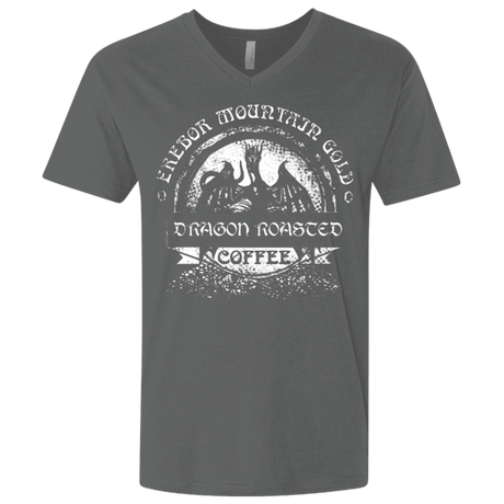 T-Shirts Heavy Metal / X-Small Erebor Coffee Men's Premium V-Neck