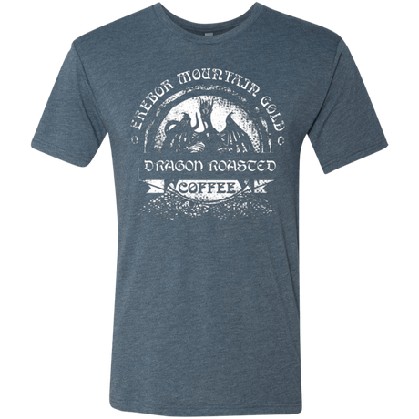T-Shirts Indigo / Small Erebor Coffee Men's Triblend T-Shirt