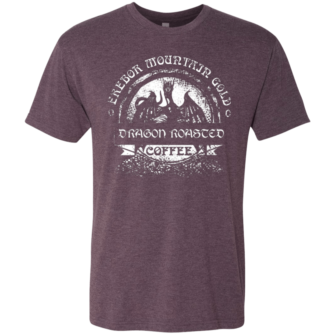 T-Shirts Vintage Purple / Small Erebor Coffee Men's Triblend T-Shirt