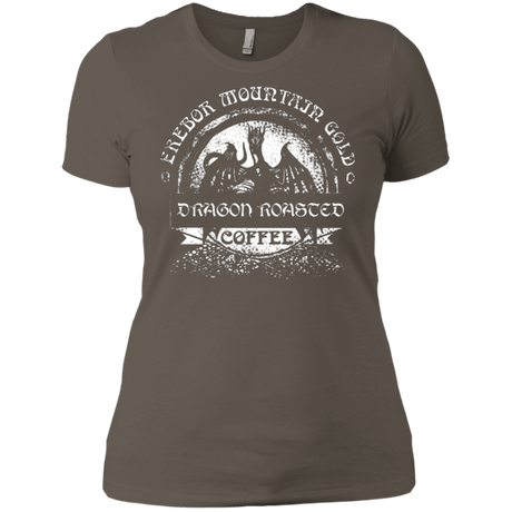 T-Shirts Warm Grey / X-Small Erebor Coffee Women's Premium T-Shirt