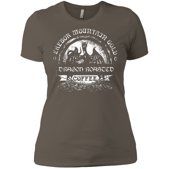 T-Shirts Warm Grey / X-Small Erebor Coffee Women's Premium T-Shirt
