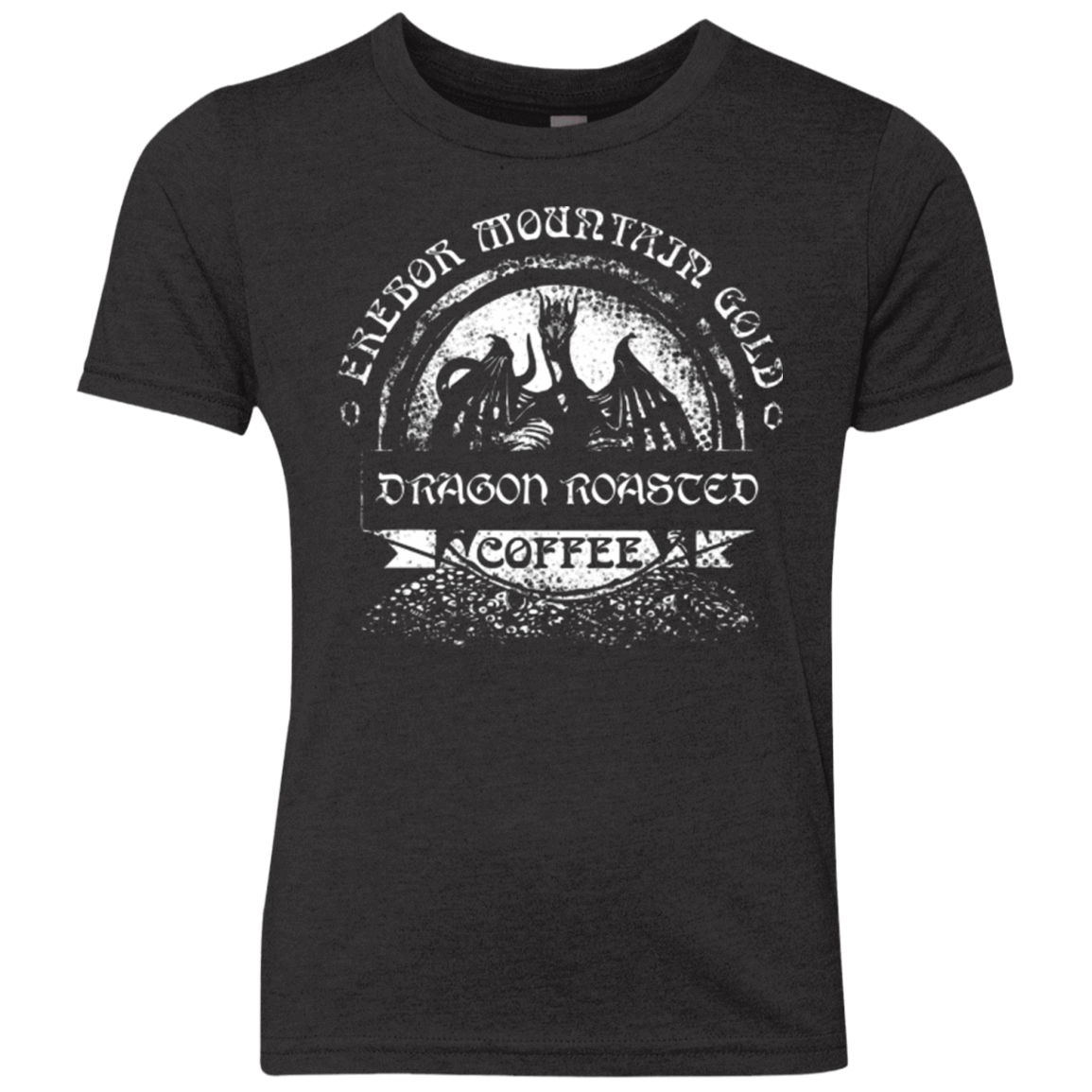 T-Shirts Vintage Black / YXS Erebor Coffee Youth Triblend T-Shirt