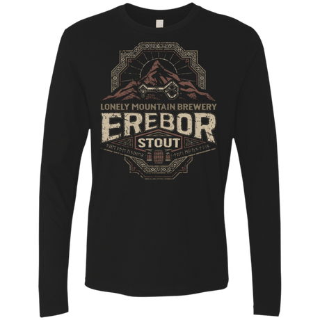T-Shirts Black / Small Erebor Stout Men's Premium Long Sleeve