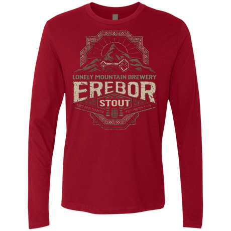 T-Shirts Cardinal / Small Erebor Stout Men's Premium Long Sleeve