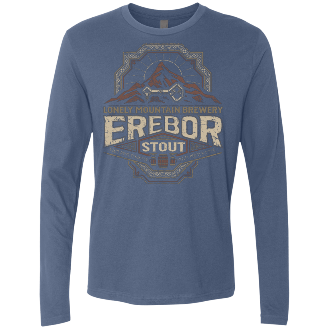 T-Shirts Indigo / Small Erebor Stout Men's Premium Long Sleeve