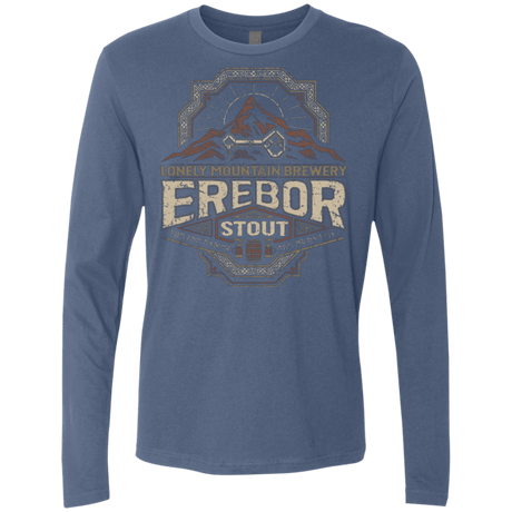 T-Shirts Indigo / Small Erebor Stout Men's Premium Long Sleeve