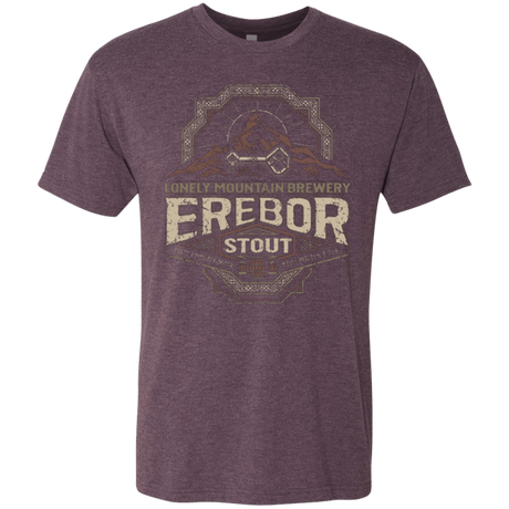 T-Shirts Vintage Purple / Small Erebor Stout Men's Triblend T-Shirt