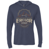 T-Shirts Vintage Navy / X-Small Erebor Stout Triblend Long Sleeve Hoodie Tee