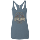 T-Shirts Indigo / X-Small Erebor Stout Women's Triblend Racerback Tank