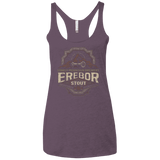 T-Shirts Vintage Purple / X-Small Erebor Stout Women's Triblend Racerback Tank