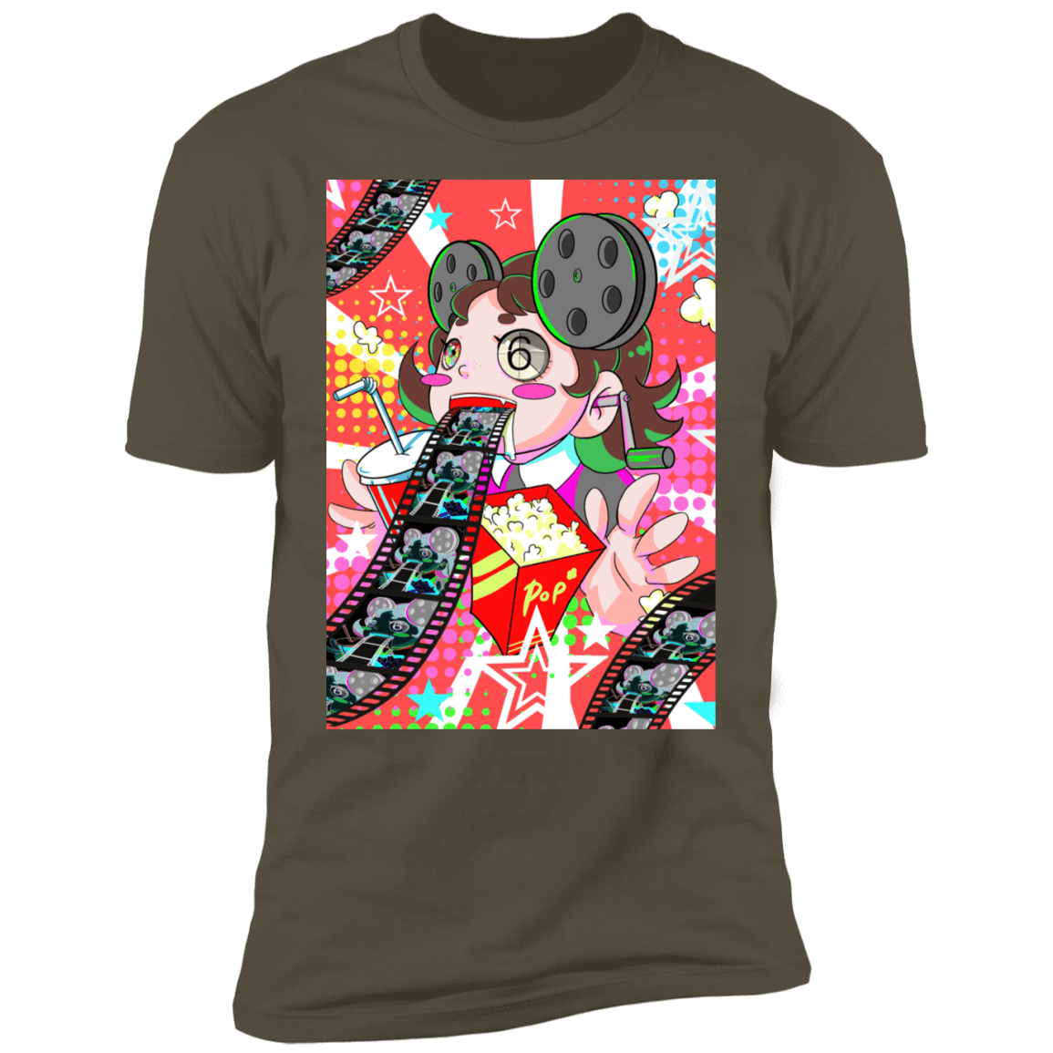 T-Shirts Military Green / S Ero Guro Men's Premium T-Shirt