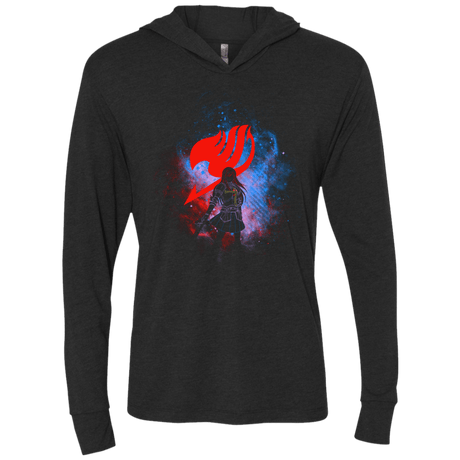 T-Shirts Vintage Black / X-Small ERZA ART Triblend Long Sleeve Hoodie Tee