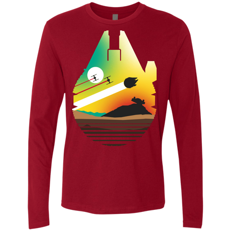 T-Shirts Cardinal / S Escape from Desert Planet Men's Premium Long Sleeve