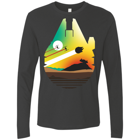 T-Shirts Heavy Metal / S Escape from Desert Planet Men's Premium Long Sleeve