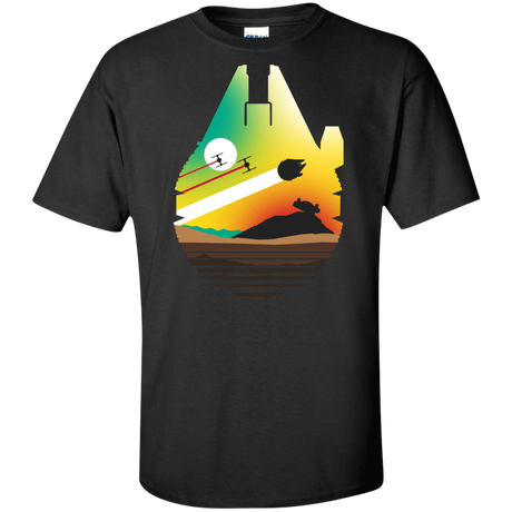 T-Shirts Black / XLT Escape from Desert Planet Tall T-Shirt