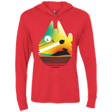 T-Shirts Vintage Red / X-Small Escape from Desert Planet Triblend Long Sleeve Hoodie Tee