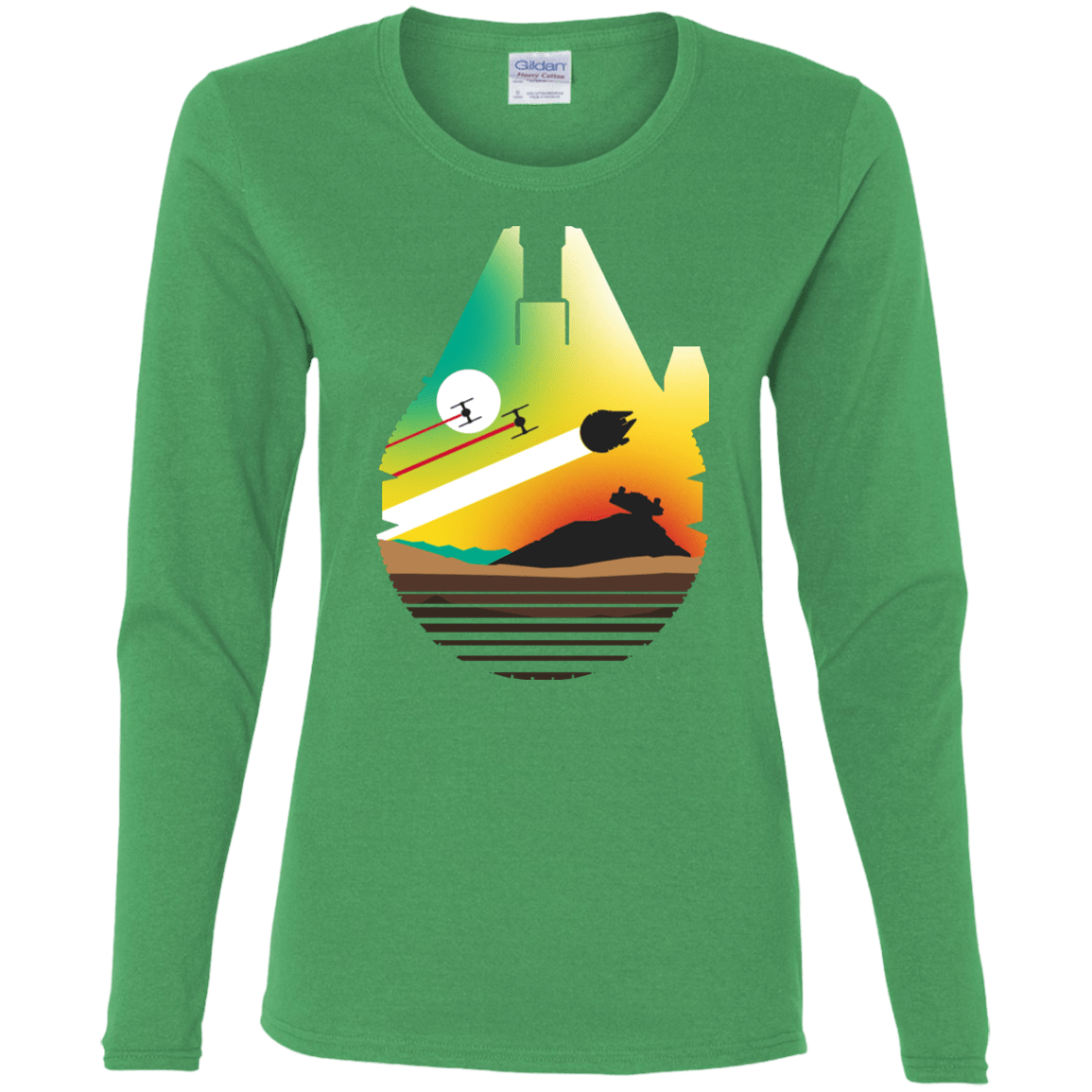 T-Shirts Irish Green / S Escape from Desert Planet Women's Long Sleeve T-Shirt