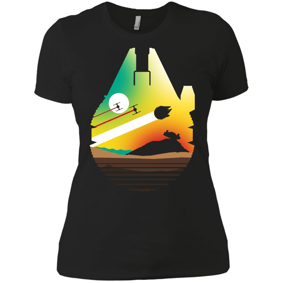 T-Shirts Black / X-Small Escape from Desert Planet Women's Premium T-Shirt